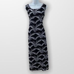3 for $36 NWOT BaliGirl long dress black & white